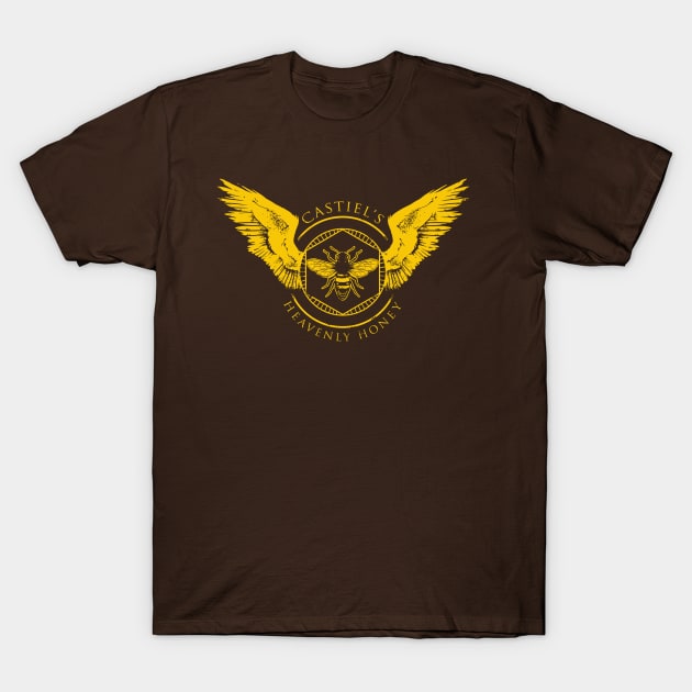 Castiel's Heavenly Honey T-Shirt by rebekie.b